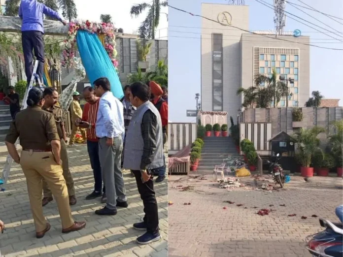 बरेली के 20 बारातघरों पर चला प्रशासन का डंडा, नौ के अवैध अतिक्रमण तोड़े