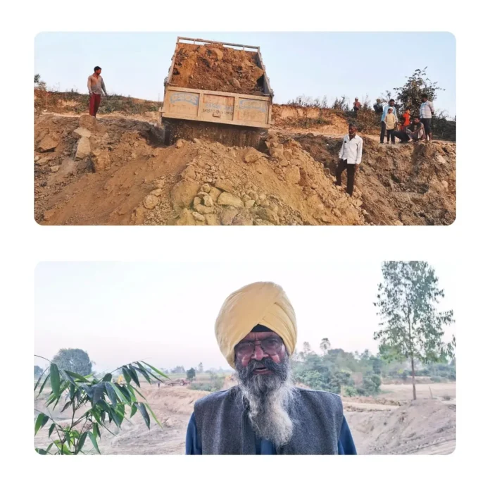 खेतों में सिंचाई के लिए नहीं था पानी का इंतजाम, किसानों ने नदी पर बना दिया बांध
