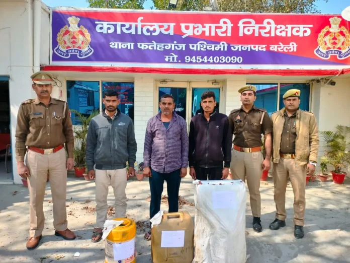 हाईवे पर खड़े ट्रकों से डीजल चुराने वाले गैंग का पर्दाफाश, तीन गिरफ्तार