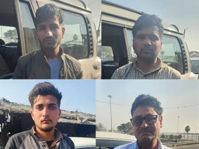 बरेली एसटीएफ ने पुलिस भर्ती गैंग के चार साल्वरों को किया गिरफ्तार