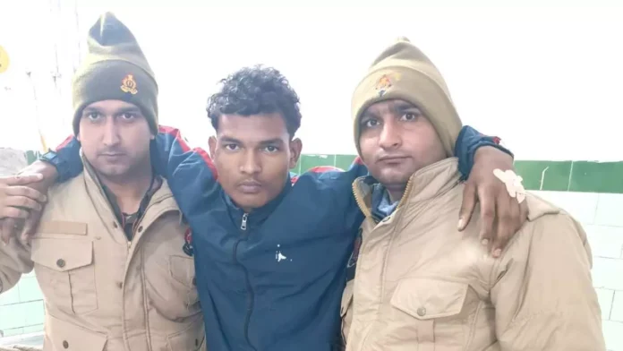 Bareilly: 25 हजार का इनामी बदमाश मुठभेड़ में गिरफ्तार, पैर में लगी गोली