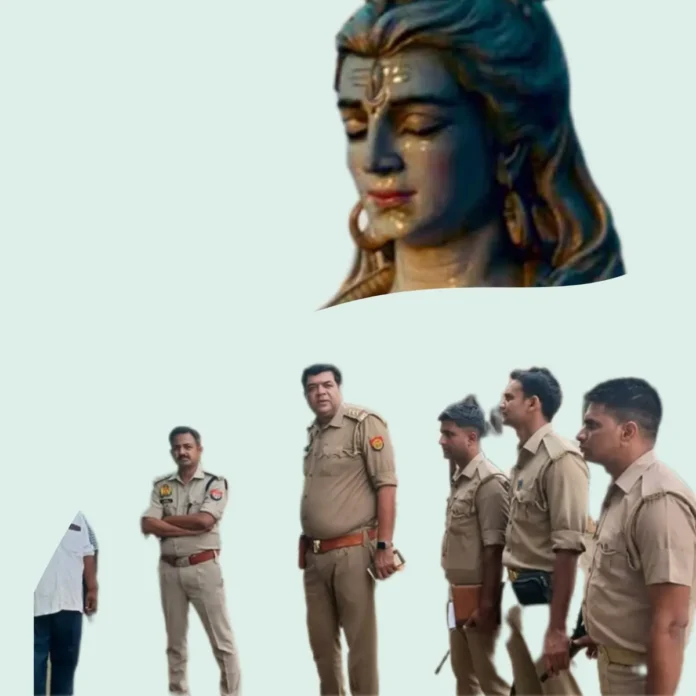 Disruption at Shiv Temple
